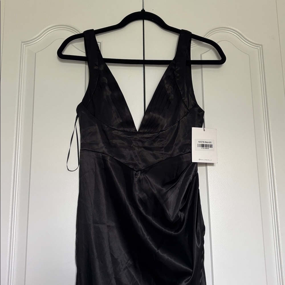 NWT Hello Molly Elegant Black Midi Evening Dress - Picture 3 of 14